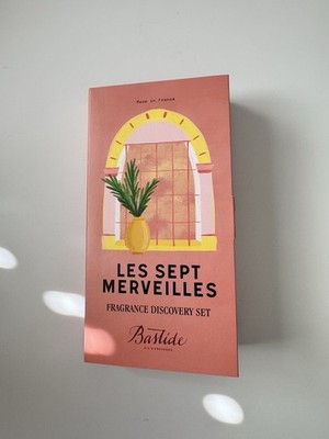 Les Sept Merveilles Fragrance From France Discovery Set - 7 Eau de Toilette NIB