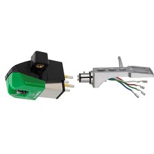 Audio-Technica AT-VM95E Dual Moving Magnet Cartridge Green AT-HS1 Headshell