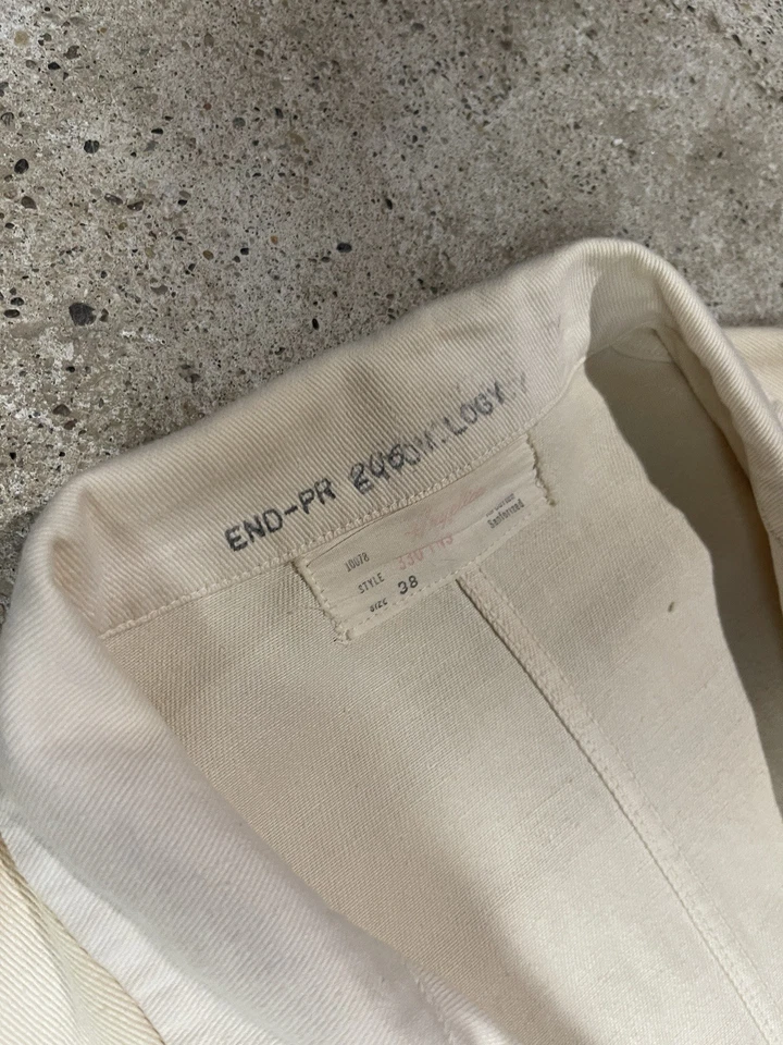 Vintage Doctor Lab Coat Sanforized Uniform Angelica Chain Stitched 40s 50s 38 - Image 4 of 4