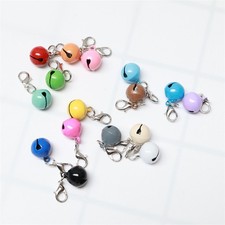 Lobster Keychain with Bell-Colorful Pet Collar Clip for DIY Dog Cat Accessories