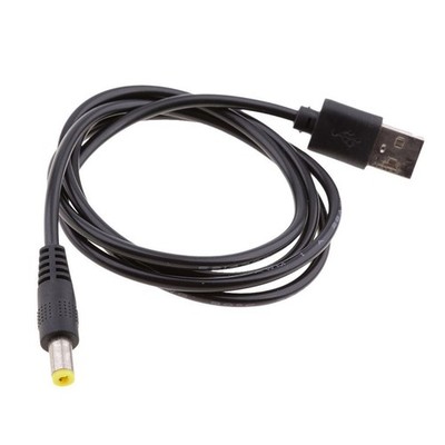 USB-DC-Stromkabel USB-A-Stecker DC 2,1 Mm X 5,5 Mm Stromladekabel