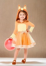 Spirit Halloween Bluey BINGO Girls Costume Dress Toddler 3-4T In Bag