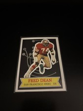 Fred Dean 1984 Topps NFl Footall Stars Collectors Edition 49ers 26