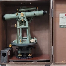 Keuffel & Esser Model 740150 Survey Transit Scope & Case SN 221711 | Vintage