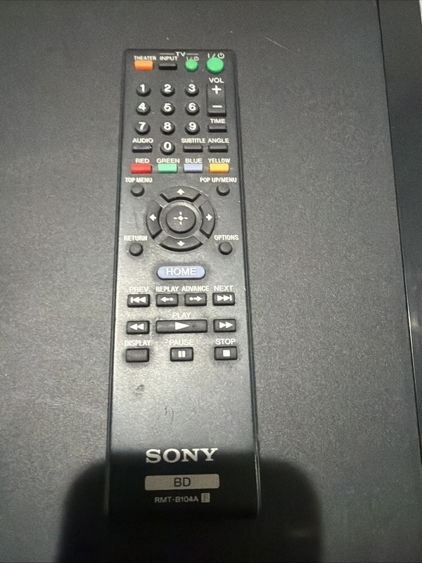 SONY OEM BD RMT-B104A Blu-Ray Remote Control BDP-N460 BDP-N460HP BDP-S360 Tested