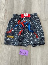 Vnt Marvel Spiderman Swim Trunks Boys Size 4 T