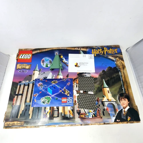 Lego 4709 Box & Parts Harry Potter And The Sorcerer's Stone Hogwarts Castle