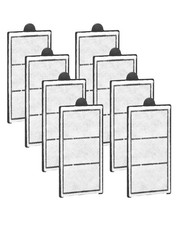 Aquarium Filter Cotton 8 PCS Fish Tank Replacement Filter Cartridges for 2