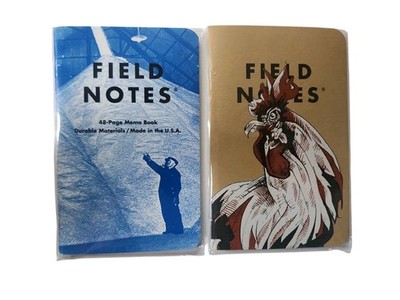Lot of 2 - Field Notes/Books: (ToB) Rooster Edition & National Parks ''Delivering