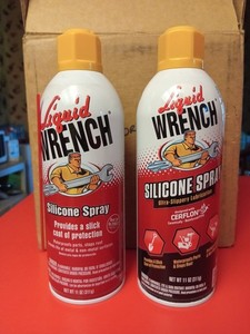 Liquid Wrench 11-Oz. Silicone Spray, Model# M914.  2 Cans.