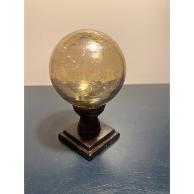 Uttermost Blown Glass Orb on Metal Base 