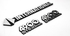 International 4900 Dt530 Power Truck Side And Front Emblem Set 3 Piece