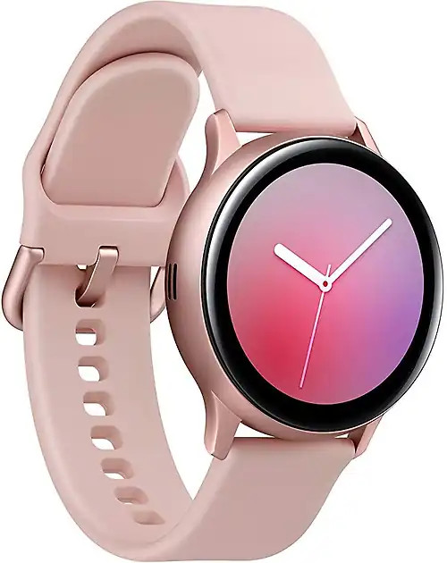 Samsung Galaxy Watch Active2 40 mm Aluminiumgehäuse gold am Sportarmband gold [W
