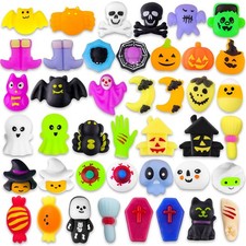 MGparty 42pcs Halloween Squishies Toys for Kids Party Small, Multicolor 