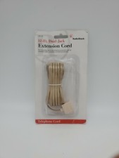 Telephone extension cord 12 feet tan Radio Shack 279-373....24
