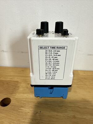 NTE Electronics R27-11AD10-24 RELAY REPEAT CYCLE TIME DELAY DPDT 10AMP 24V AC/DC