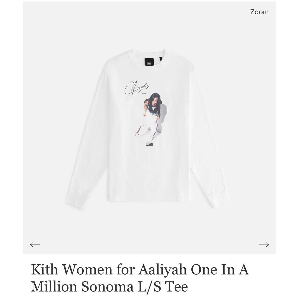 Kith x aaliyah long sleeve graphic tshirt crew XS | eBay Kith x aaliyah long sleeve graphic tshirt crew XS | eBay