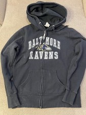 Womens Baltimore Ravens NFL Football Hoodie Sweatshirt Jacket Small