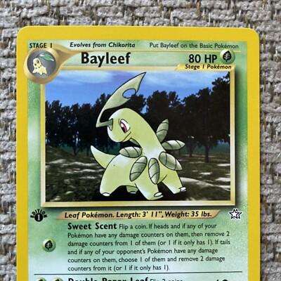 POKEMON NEO GENESIS BAYLEEF 29/111 1st Edition NM! | eBay