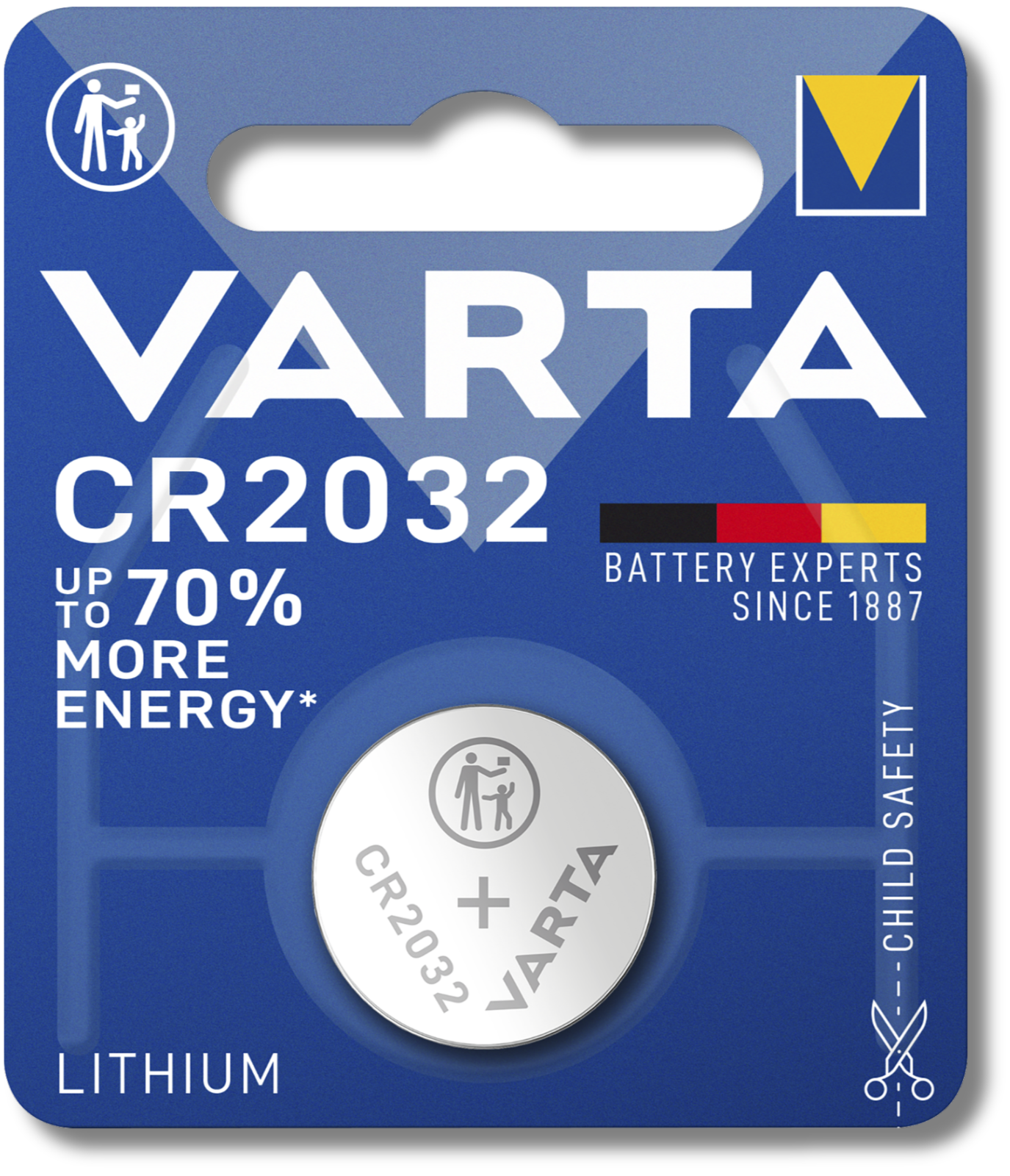 1x VARTA CR2032 Battery High Quality Lithium Cell 3V DL2032 *EXPIRY 01/2035*