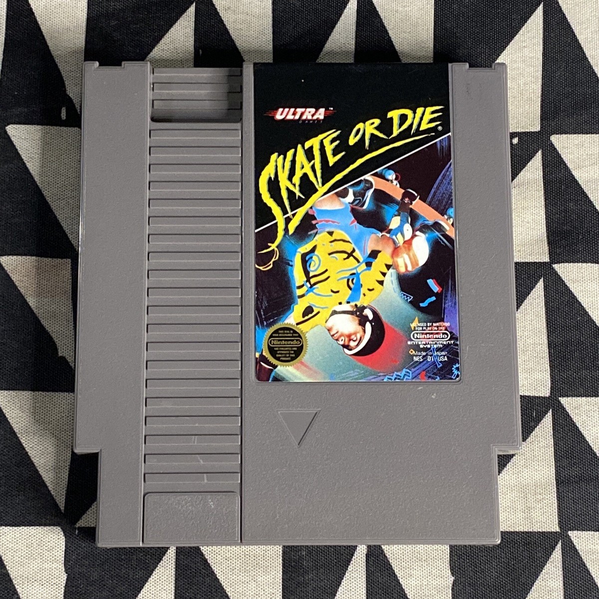 Skate or Die NES (Nintendo Entertainment System, 1988) Cartridge