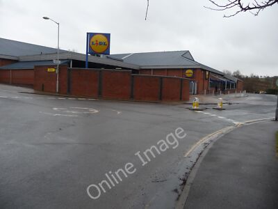 Photo 6x4 Exeter : Burnthouse Lane Lidl Lidl in Wonford with a roundabout c2010