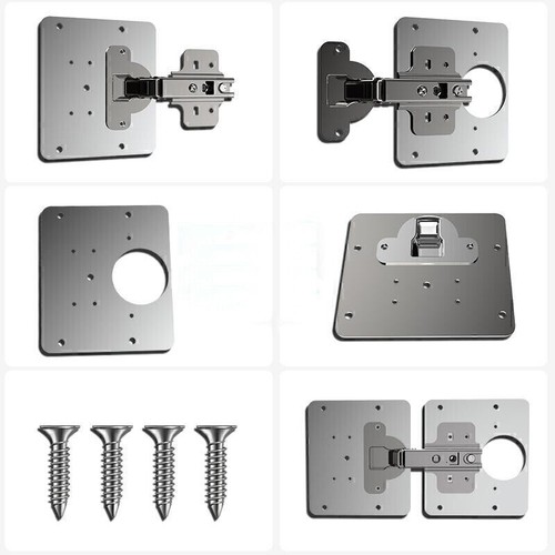 Stainless Steel Hinge Repair Plate For Furniture Drawer Window Repair
