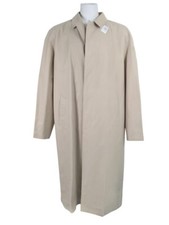 NEW Loro Piana Rainmate Storm System Overcoat Raincoat  e 56 US 46 Tan ROOMY
