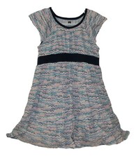 Tea Collection Girl's Bondi Wave Twirl Dress Chalk Size 4 EUC