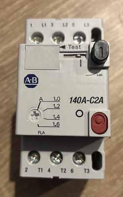 Allen-Bradley AB 140A-C2A-B16 EINSTELLBARER STROMAUSLÖSEBEREICH 1,0-1,6 A TYP 1