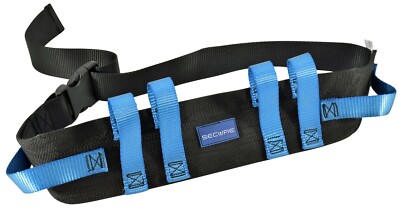 Gait Belt for Transfer & Walking with 6 Hand Grips Quick-Release Buckle Secure