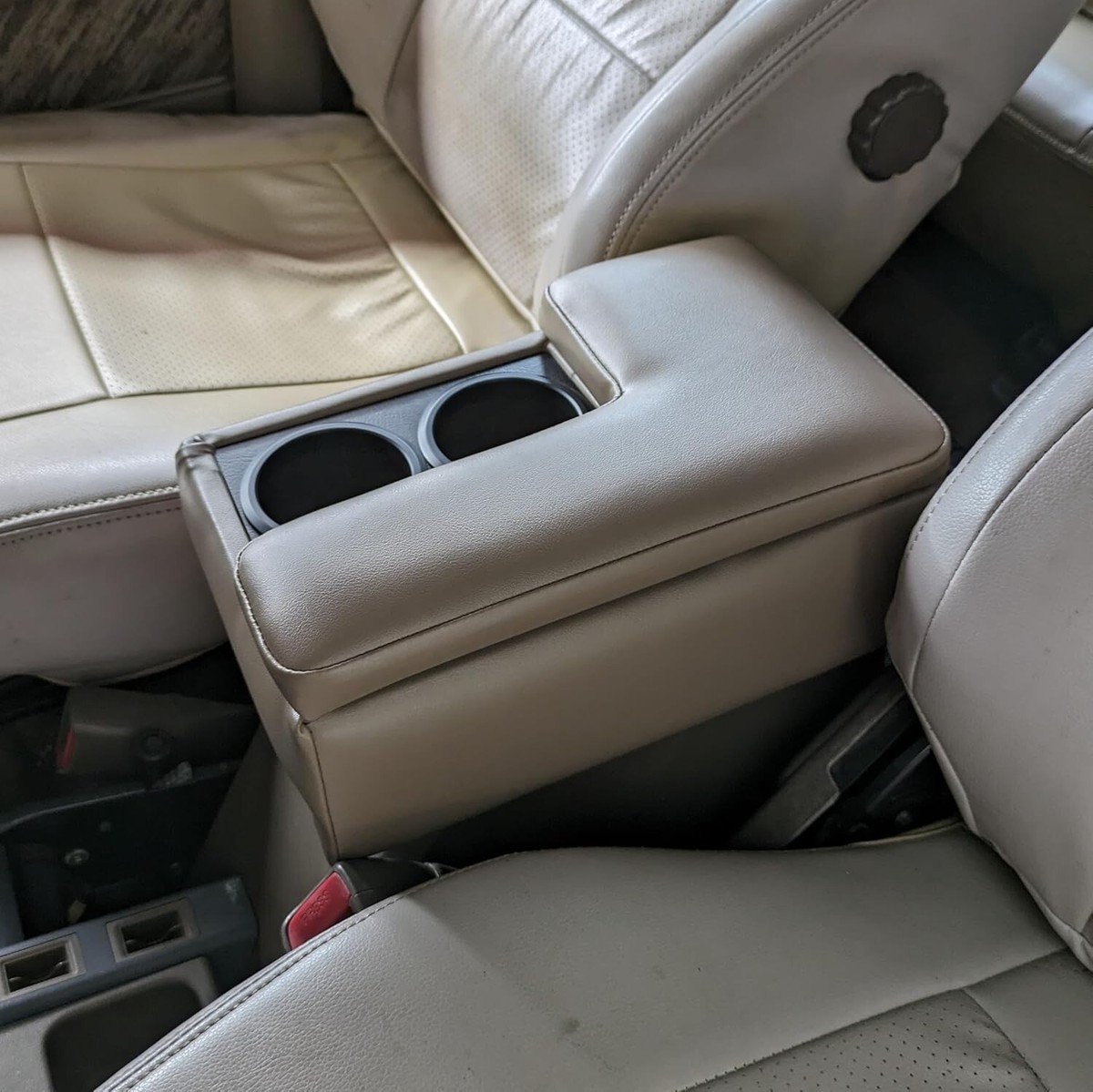 Armrest Console Box Drink Holder For Land Cruiser 70 ~2004 Beige