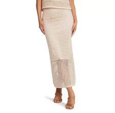Steve Madden NWT Womens Size Medium Crochet Long Skirt MSRP 79.00
