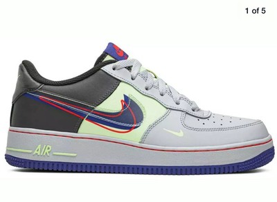Nike Air Force 1 Low Crayon White Multi CU4632-100 White/Hyper Blue/Neptune  Green/Multi-