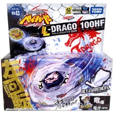 Takara Tomy Lightning L-Drago 100HF Metal Fusion Beyblade BB43 L Drago Beyblade