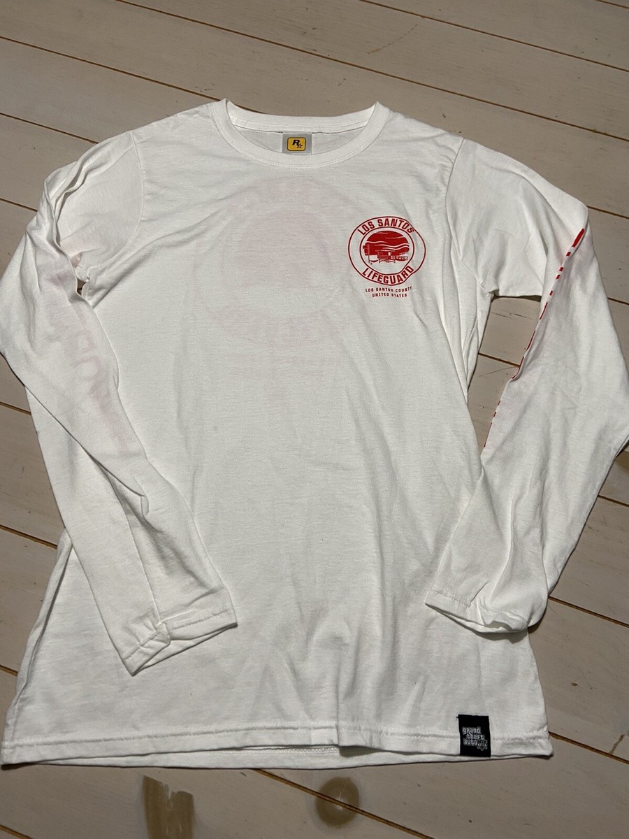 Clothes T Shirt Los Santos OFFICIAL GTA GRAND THEFT AUTO White Los - Main Image
