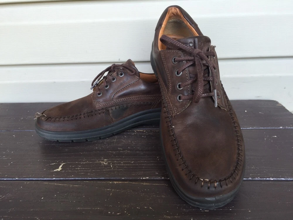 ECCO MENS SEAWALKER TIE LACE UP OXFORDS SHOES COFFEE SZ 11 EU 44 $140 | eBay