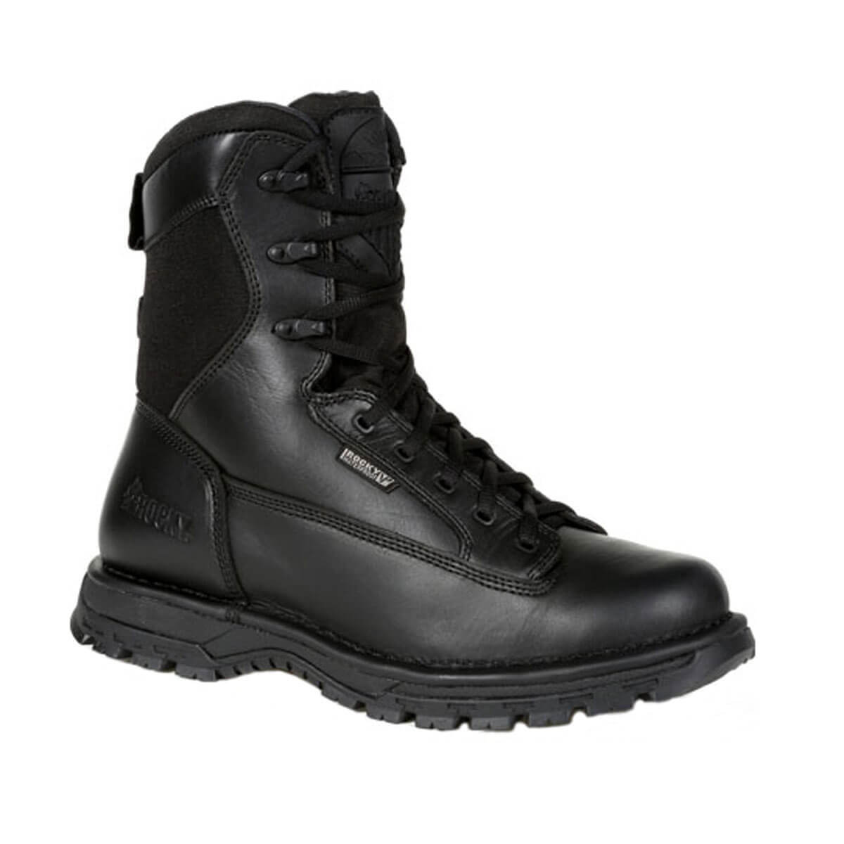 Rocky Portland lace to Toe Black Public Service Waterproof Boots Size 9.5 Rocky Portland lace to Toe Black Public Service Waterproof  main image 3