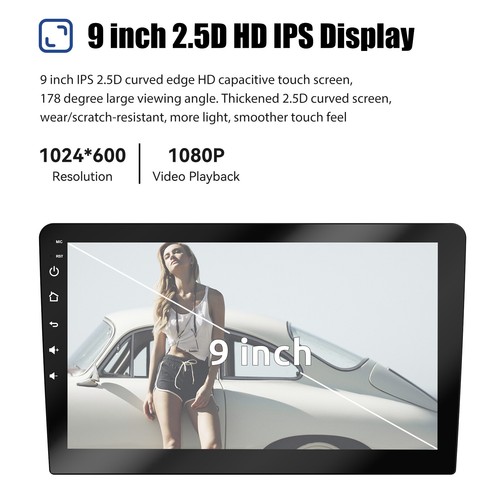 For Toyota Hilux 2005-2015 9'' Android 14 Apple CarPlay Car Stereo GPS Head Unit - Picture 6 of 15