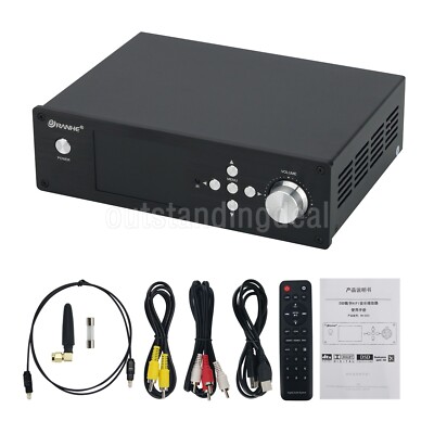 RH-202XPRO Audio Decoder Bluetooth 2xES9038Q2M DAC Support USB-PC Input ot25