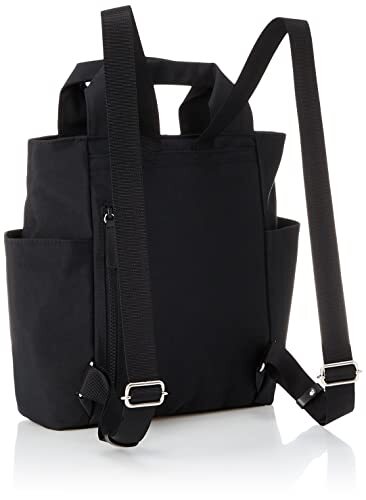 Pierre Cardin Women's Amie 2-Way Backpack 640443 Black - Picture 2 of 5