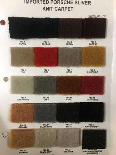 Porsche Sliver knit imported Carpet Fabric for Automotive Upholstery - product listing photo