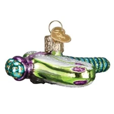 Old World Christmas Glass Blown Ornament, Dainty Dragonfly (With OWC Gift Box)