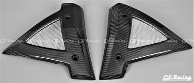 2007-2012 Suzuki B-King Radiator Side Covers - 100% Carbon Fiber