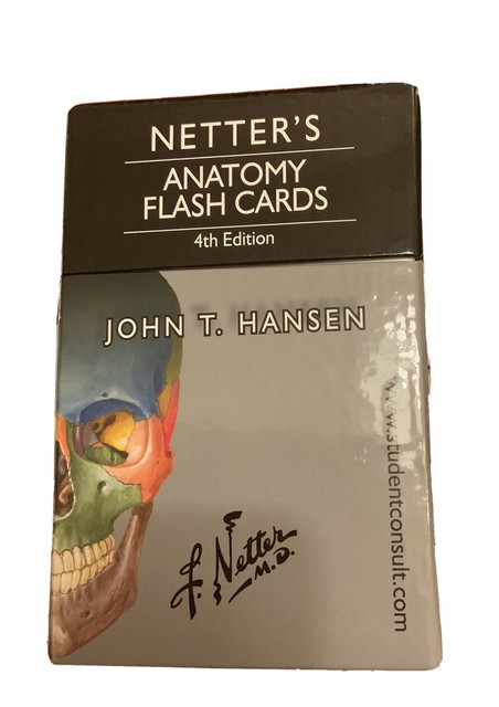 Netters Anatomy Flash Cards 4th Edition New Online Consult Access 