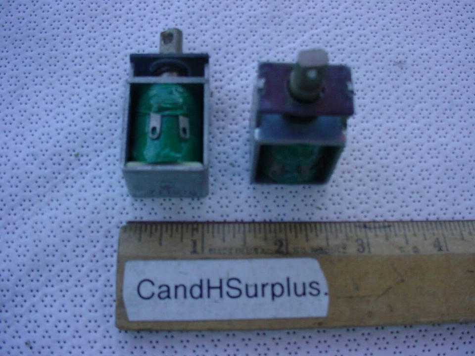 Solenoid 12 volt DC with captive spring return LOT OF 4 PCS - Image 2 of 4