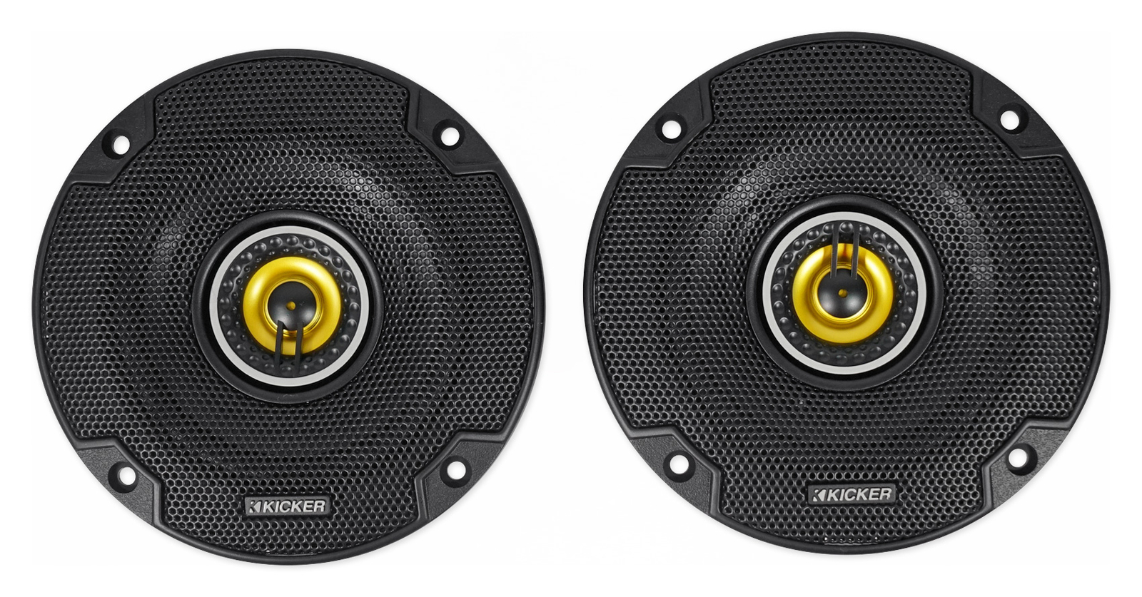 4 KICKER 46CSC44 - 4 300-ваттных 4-омных 2-полосных автомобильных Аудио-коаксиальных динамика CSC44