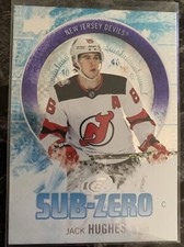 Jack Hughes  2023-24 Ud Ice Hockey Sub-zero Sz-12