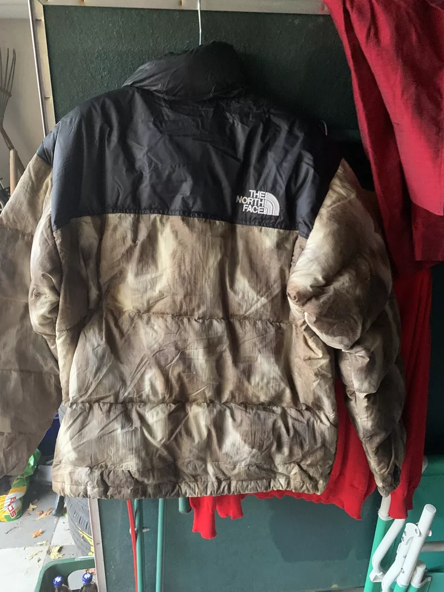 SUPREME x THE NORTH FACE 13AW Fur Print Nuptse Jacket Tnf Faux Fur