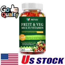 60PCS Fruits and Veggies Supplement Balance of Daily Nature Fruits Vegetables